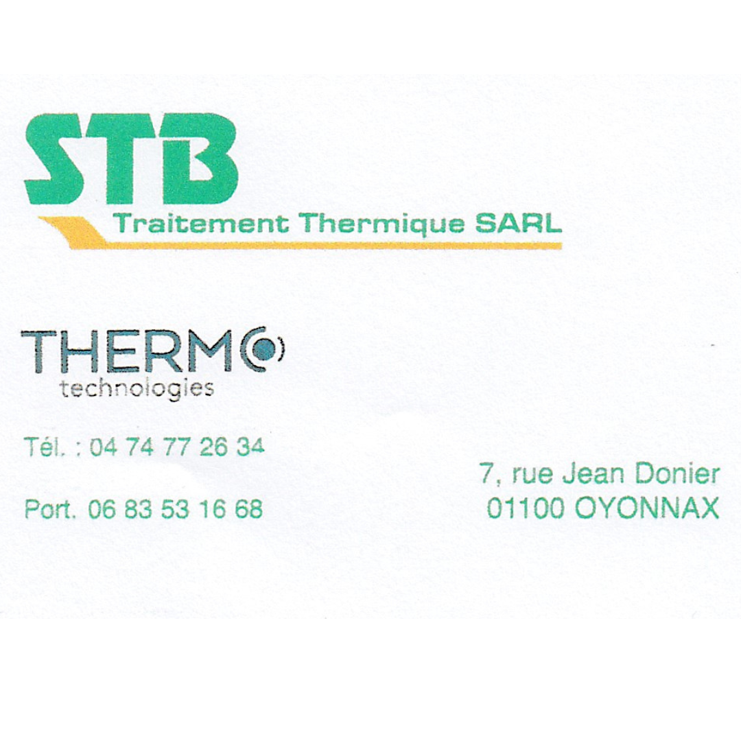 STB Traitement Thermique Groupe Thermo technologies