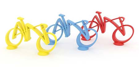 Vélos en plastique